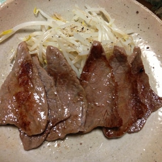 牛もも肉の和風ステーキ